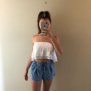 Aerie Comfy Blue Shorts